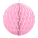 HONEYCOMB guľa z hodvábneho papiera, ružová, 10 cm, závesná dekorácia