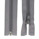 ŠPIRÁLOVÝ Zips #5 - 75 CM - ŠEDÝ