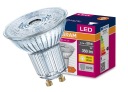 LED ŽIAROVKA GU10 4,3W 3000K 350lm 36° SKLO OSRAM