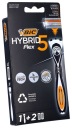 Pánsky 5-BLADE kazetový holiaci strojček BIC Hybrid Flex 5 + 2 kazety