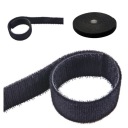 Páska na suchý zips 20mm OBOJSTRANNÁ Čierna HRUB