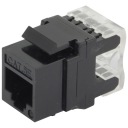 Modul keystone RJ-45 UTP cat.5e čierny