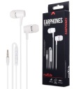 Slúchadlá + mikrofón pre telefón 3,5 mm jack pre kábel do uší pre telefón