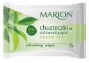 Marion osviežujúce obrúsky 15 ks. zelený erb