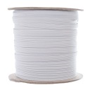 PLOCHÁ GUMA pletená 20mm - 5m BIELA ​​2cm