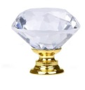 KRYŠTÁLOVÁ RÚČKA 30mm GOLD CRYSTAL