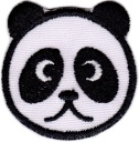 Vyšívaná termolepiaca náplasť pre deti PANDA