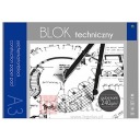Technická podložka A3, biela, 240 g/m2, 10 listov, Pr