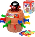 Arkádová hra Crazy Pirate in a Barrel Poke the Pirate 9 x 9 x 12,5 cm