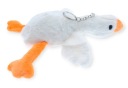 Plyšová kľúčenka maskot hus 18cm 79b