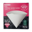 Hario V60 VCF-02 papierový filter na prekvapkávanú kávu biely x 40 kusov (krabička)