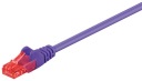 MicroConnect U/UTP CAT6 3M Purple LSZH
