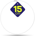 BIELA ​​kovová obruč 15 cm