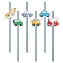 CARS papierové slamky 6 ks