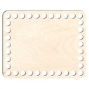 drevený základný košík dno 13x16cm obdĺžniková preglejka