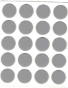 Čiapka samolepiaca šedá 13mm 20ks 94121