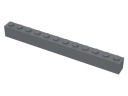 LEGO 6112 BRICK 1x12 tmavosivá NOVINKA (5g)