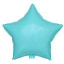 Fóliový balónik hviezda tyrkysová Tiffany hviezda 45cm