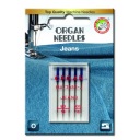 ORGAN JEANS poloplochý šijací stroj MIX IHLY