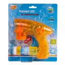 Pištoľ na výrobu mydlových bublín s LED kvapalinou