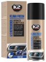 K2 KLIMA ČERSTVÁ KLIMATIZÁCIA ODSTRAŇOVAČ NAVY BLUE vôňa NOVÉ AUTO nové auto