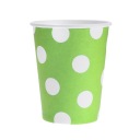 PISTÁCIOVÉ BIELY BAZÉNOVÉ PAPÍROVÉ POHÁRKY 270ml 6ks GODAN