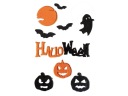 Halloween Stickers Tekvica Bats Ghost