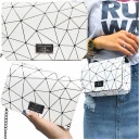BIELA ​​URBAN WHITE REŤAZOVÁ TAŠKA NA RAMENO