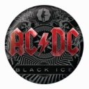 Špendlík s hudobným logom AC/DC Black Ice, 2,5 cm