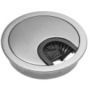 Kovový káblový vstup na stôl FI 80 Brushed Steel GTV
