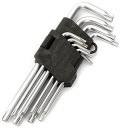 9x STAR ALLEN TORX KEYS TORX KEYS SADA TYP L 1,5-10