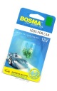 Bosma žiarovka 12v 1*LED štandard T10 zelená, 2 kusy