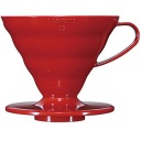 Prekvapkávač Hario kávovar Dripper materiál V60-02 červený