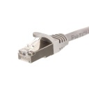 Netrack RJ45 prepojovací kábel, kat. 5e FTP/STP, 1m šedý