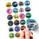 ZNAČKOVÉ NÁLEPY BMW ALPINA M3 SUPER KVALITA 24 KS