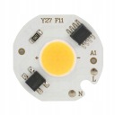LED COB 3W Teplá biela 230V BEZ NAPÁJANIA
