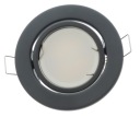 POHYBLIVÉ SVIETIDLO NA PODHĽADU STRECHY GRAFIT + LED 3W