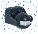 LED PIR pohybový senzor IP44 1200W PR013-čierna