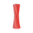 PAPIEROVÉ SLAMKY NA NÁPOJE 19CM ČERVENÉ 10KS