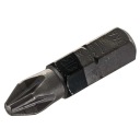 WURTH BIT HEAD CROSS PZ2 BLACK 1/4 25mm