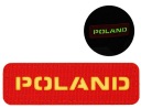 PATCH POLAND LASER suchý zips M-Tac 25x80 RED FLUO