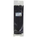 Sťahovacie pásky 4,8x370mm čierne 100 ks