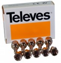 75 Ohmový odporový jednosmerný napäťový zámok F Televes 4061