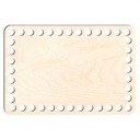 drevený základný košík dno 13x19cm obdĺžniková preglejka