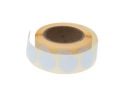 Okrúhle nálepky Fi20mm 500ks Biele