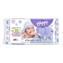 HAPPY Vlhčené obrúsky s vitamínom E a alantoínom