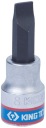 Objímka 3/8 BIT FLAT hrot 5mm KING TONY
