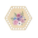 BSZ462-UV Základňa košíka - šesťhran 15,3x13,4cm - zväzok