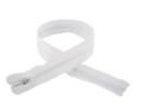 Zips, SAMOSTATNÝ Zips, KRYTÁ ČIPKA 20cm SVETLO SIVÁ