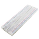 830-pólová doska na krájanie pre Arduino | biely prototypový kontaktný pásik